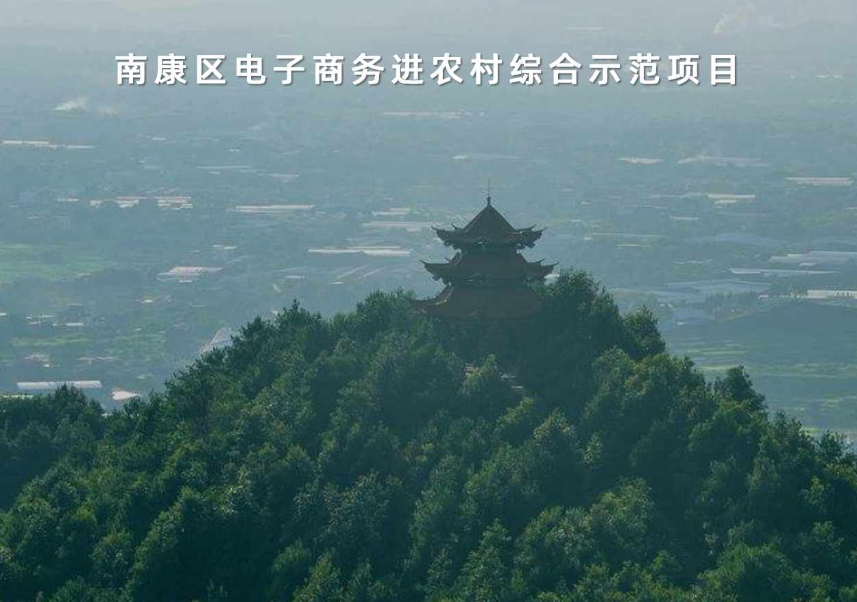 江西省南康區(qū)電子商務進農(nóng)村綜合示范項目